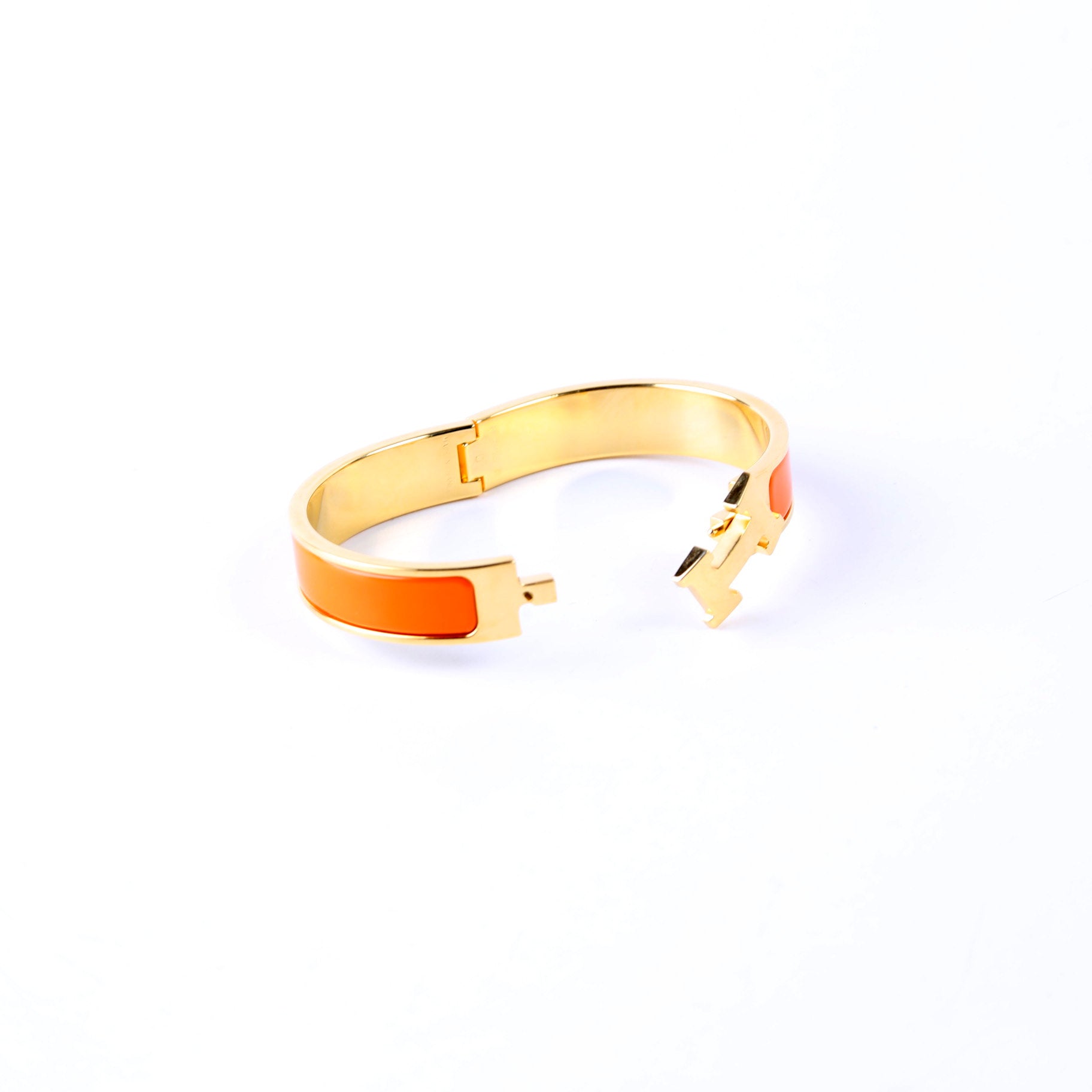 Clic Clac Narrow PM Bracelet Gold/Orange