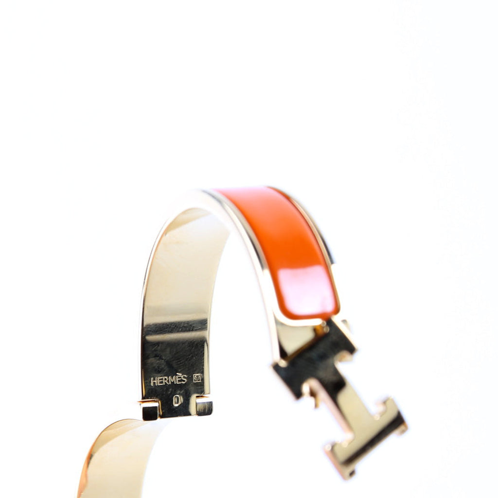 Clic Clac Narrow PM Bracelet Gold/Orange