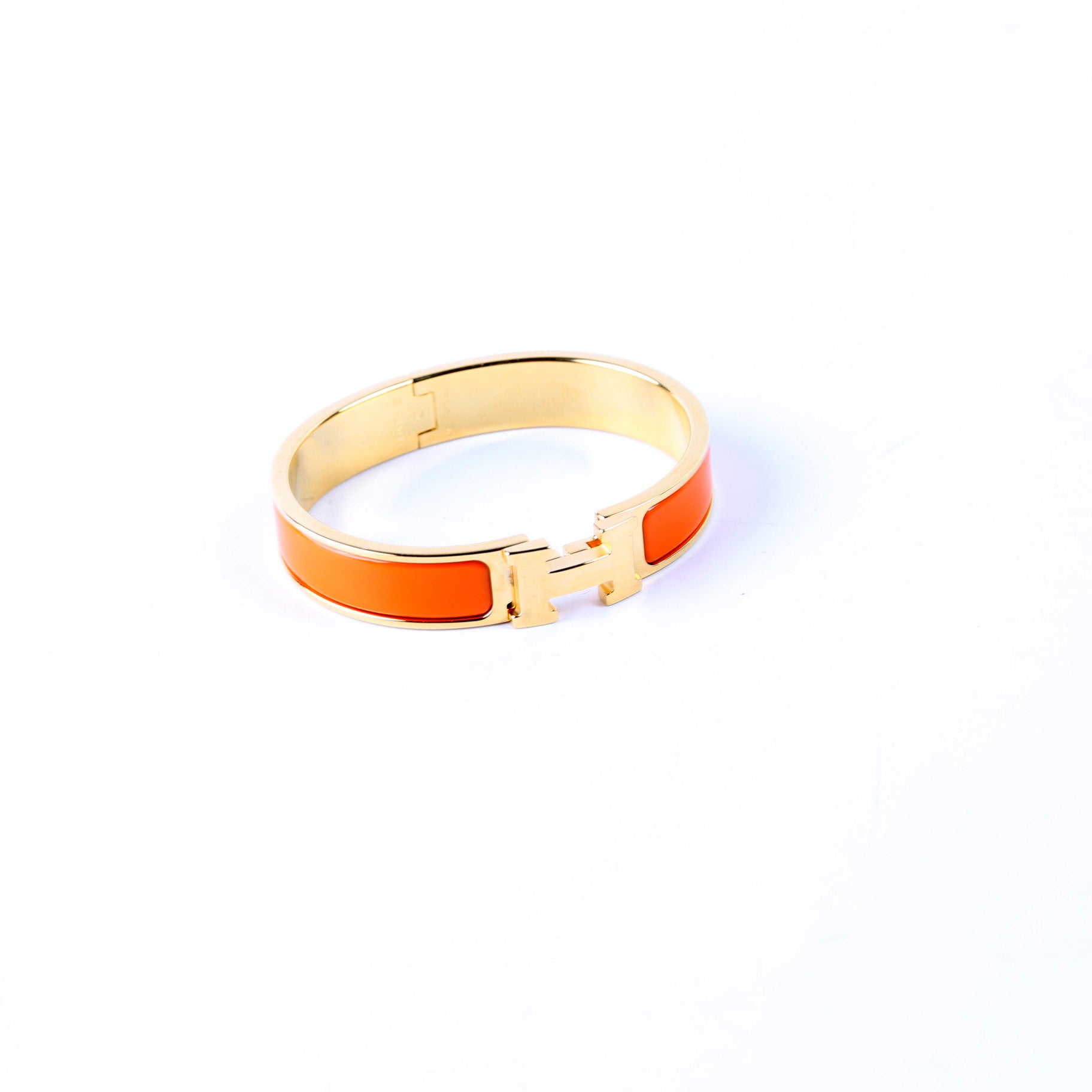 Clic Clac Narrow PM Bracelet Gold/Orange