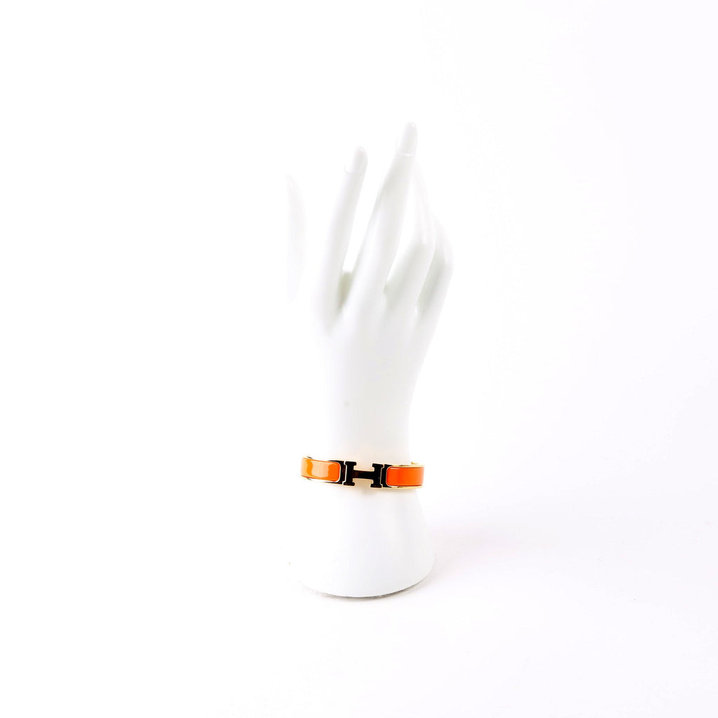 Clic Clac Narrow PM Bracelet Gold/Orange