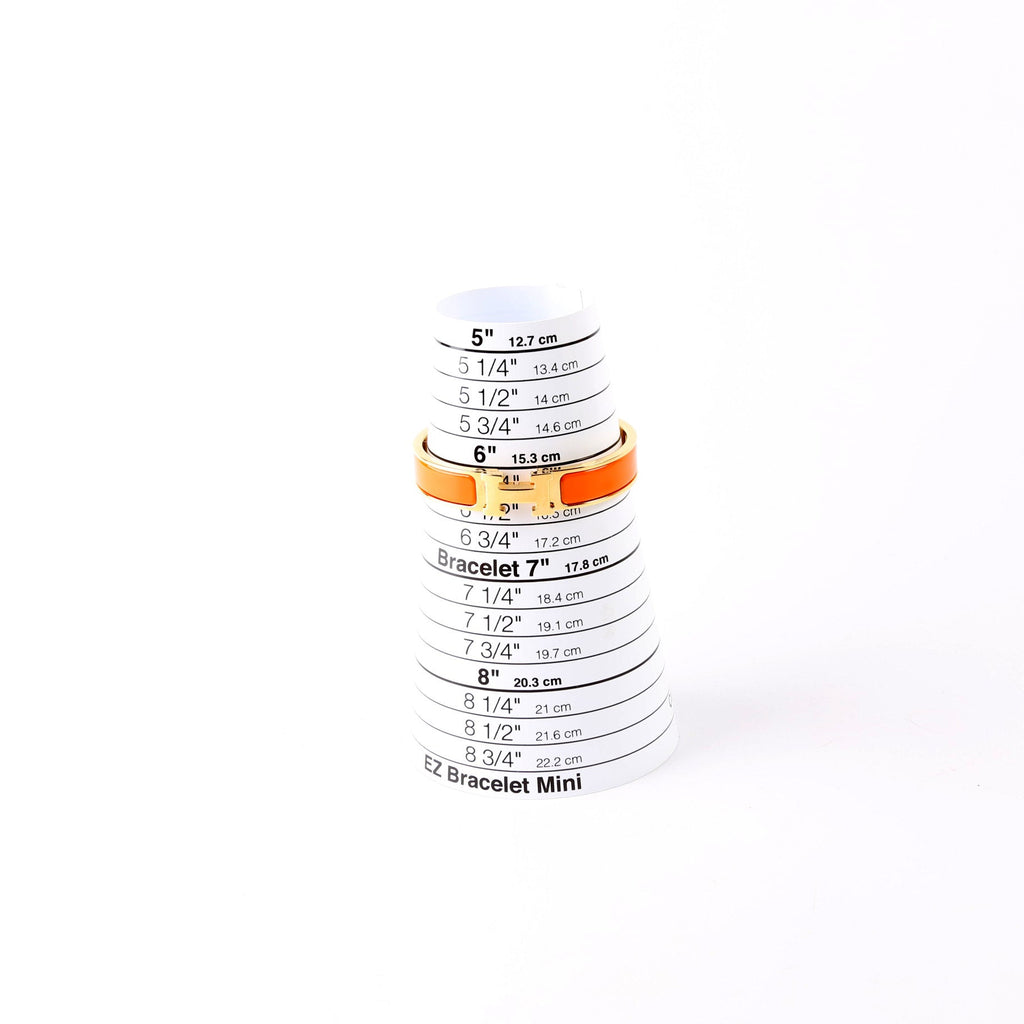 Clic Clac Narrow PM Bracelet Gold/Orange