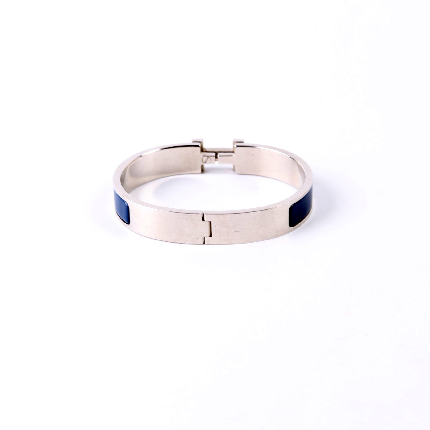 Clic HH Narrow Bracelet Silver/Blue