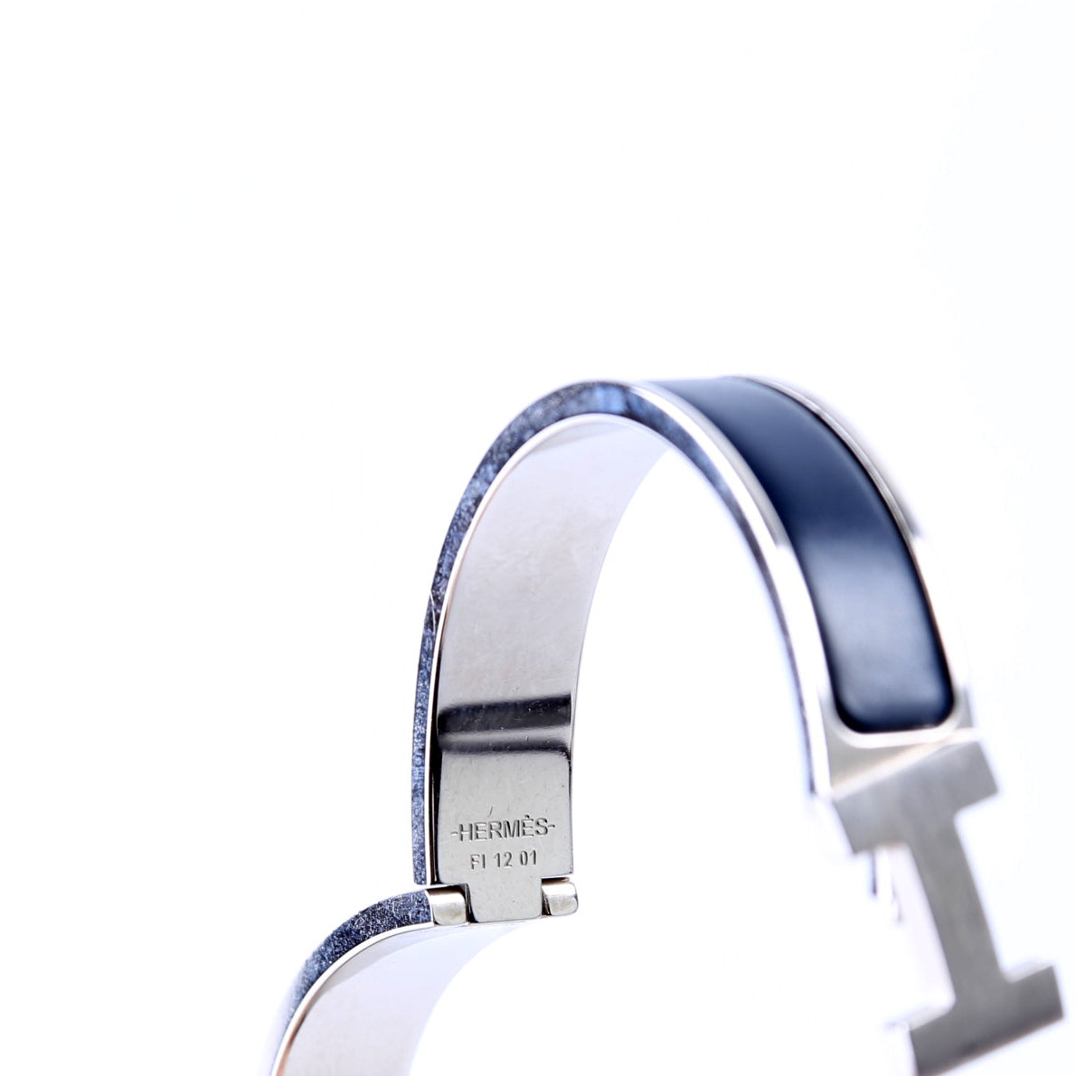 Clic HH Narrow Bracelet Silver/Blue