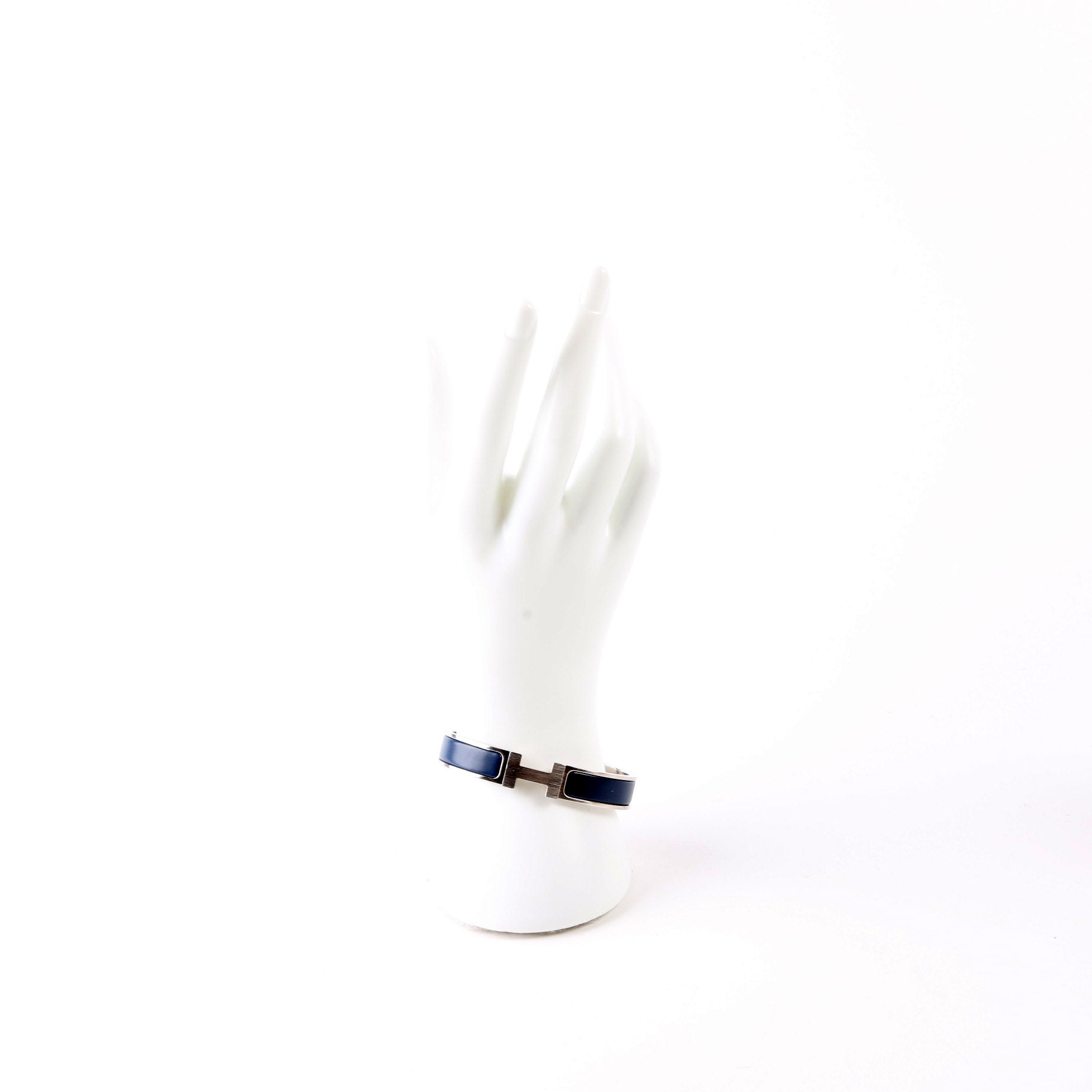 Clic HH Narrow Bracelet Silver/Blue