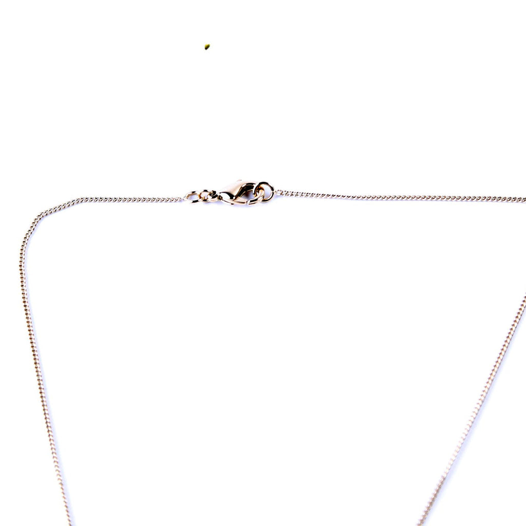 CC Lipstick Pendant Necklace Gold