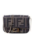 7AR844 Nano Baguette Charm Brown