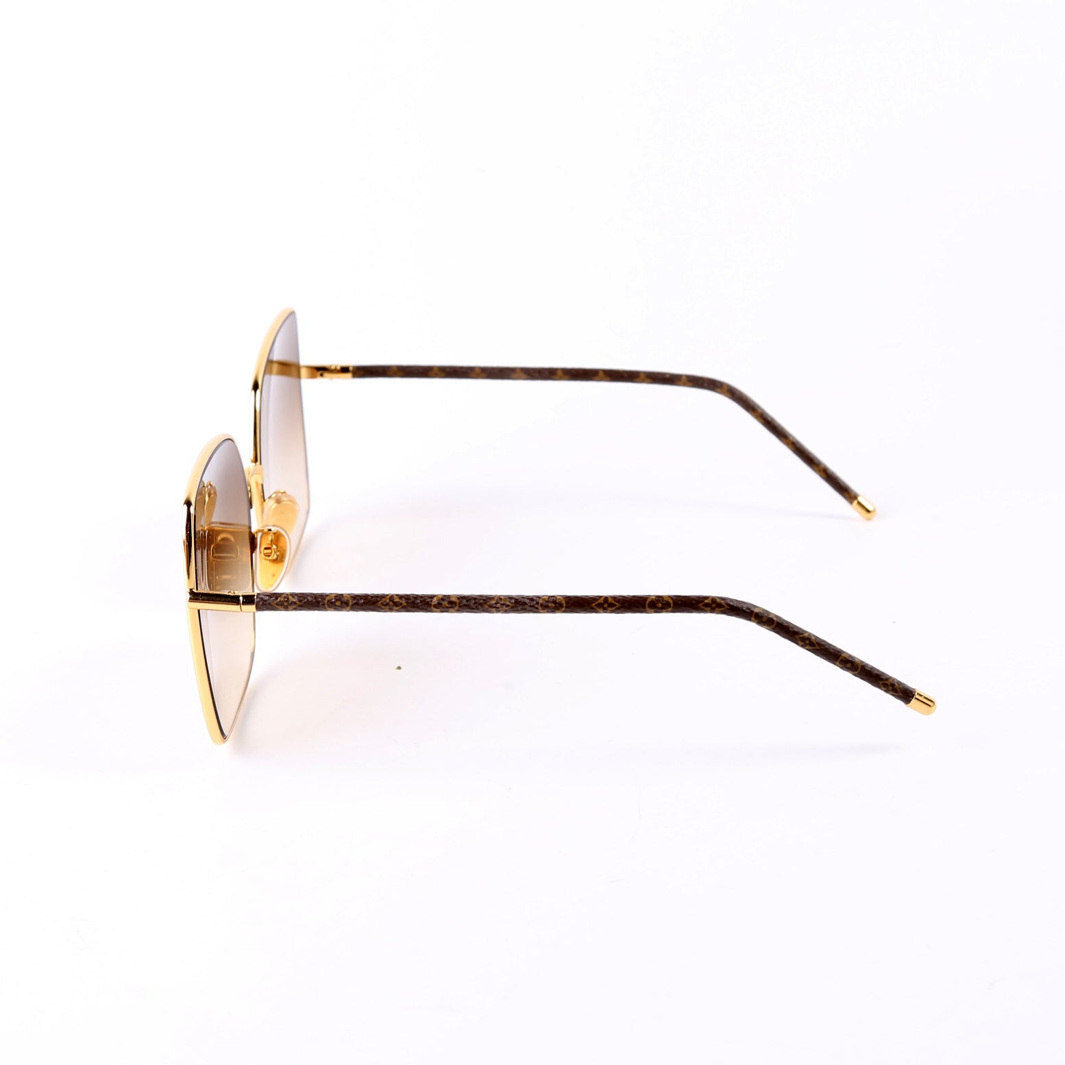 LV First Metal Square Sunglasses Z1928U Brown