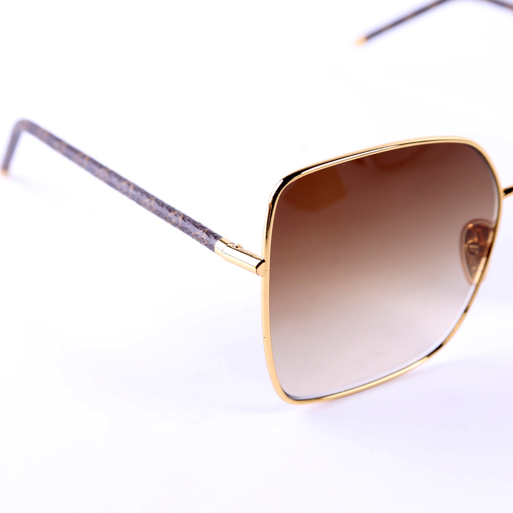 LV First Metal Square Sunglasses Z1928U Brown