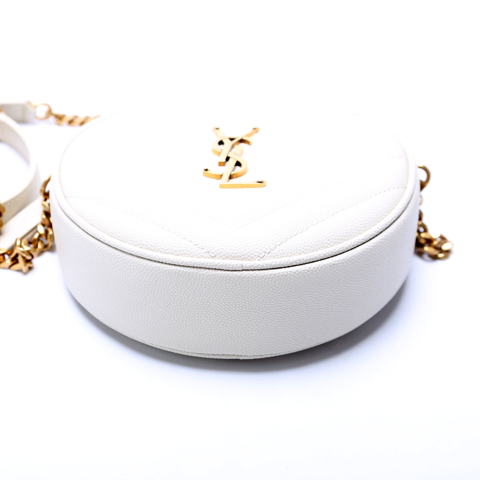Grain De Round Camera Bag White
