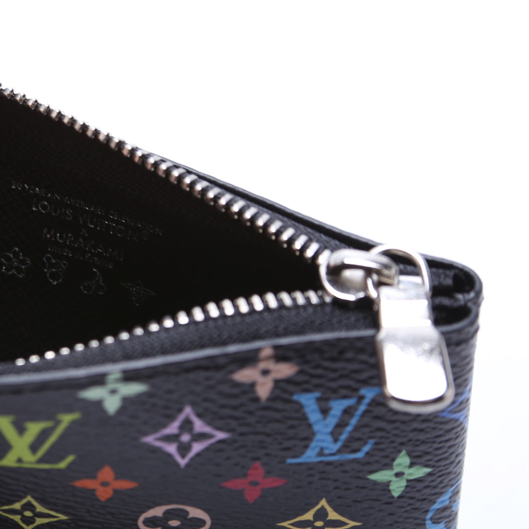 LV X TM Pochette Cles Multicolor Black
