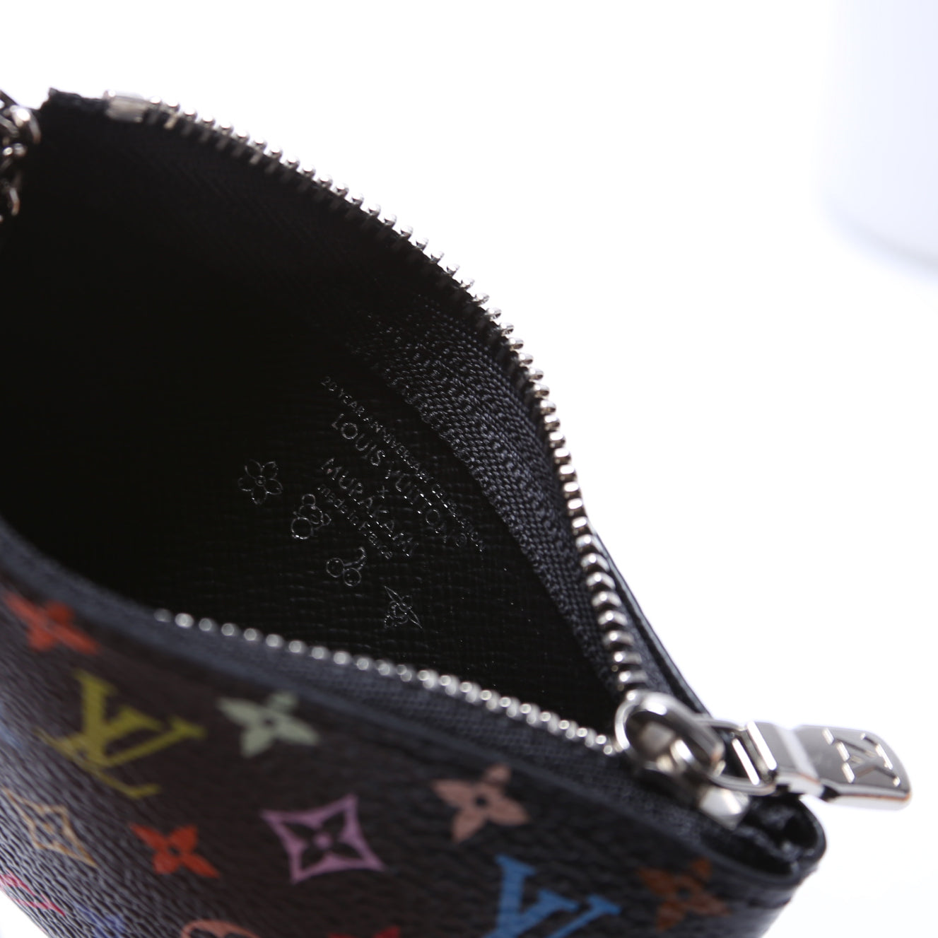 LV X TM Pochette Cles Multicolor Black