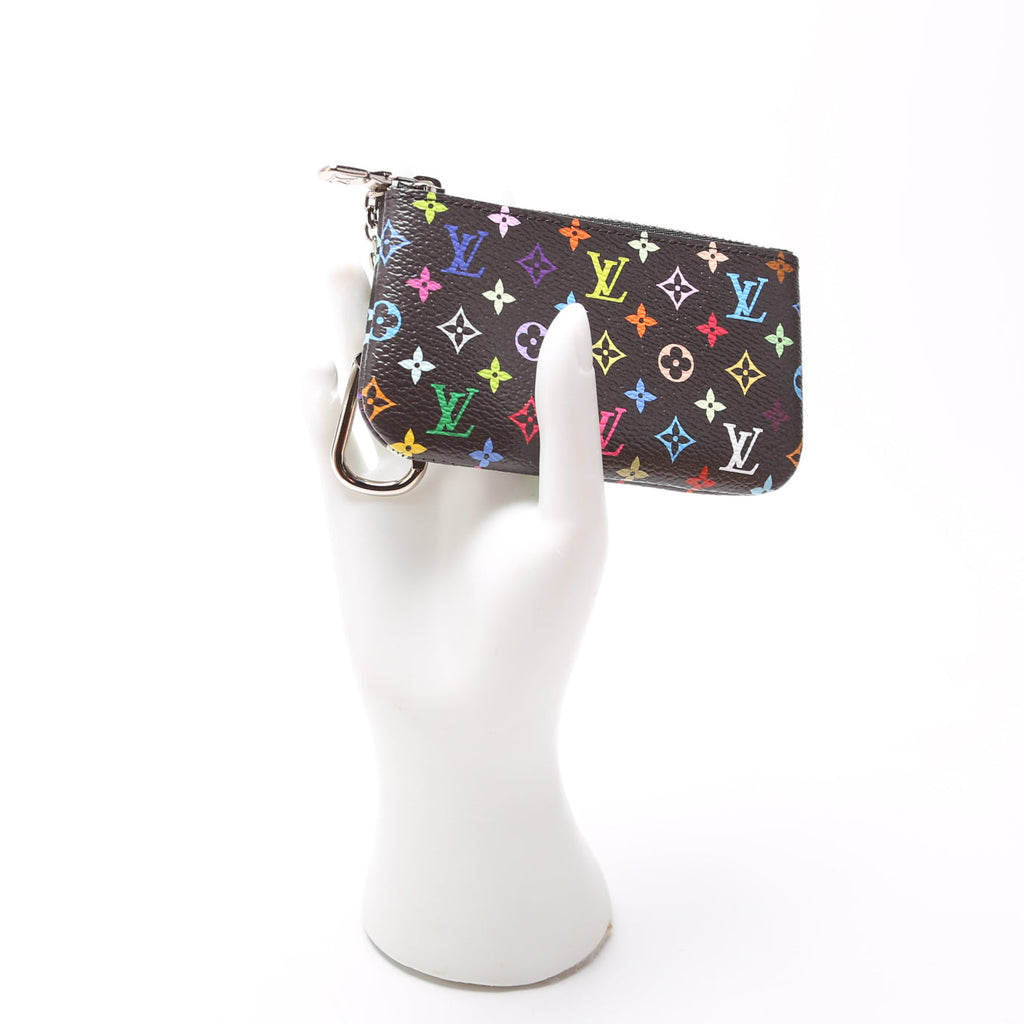 LV X TM Pochette Cles Multicolor Black