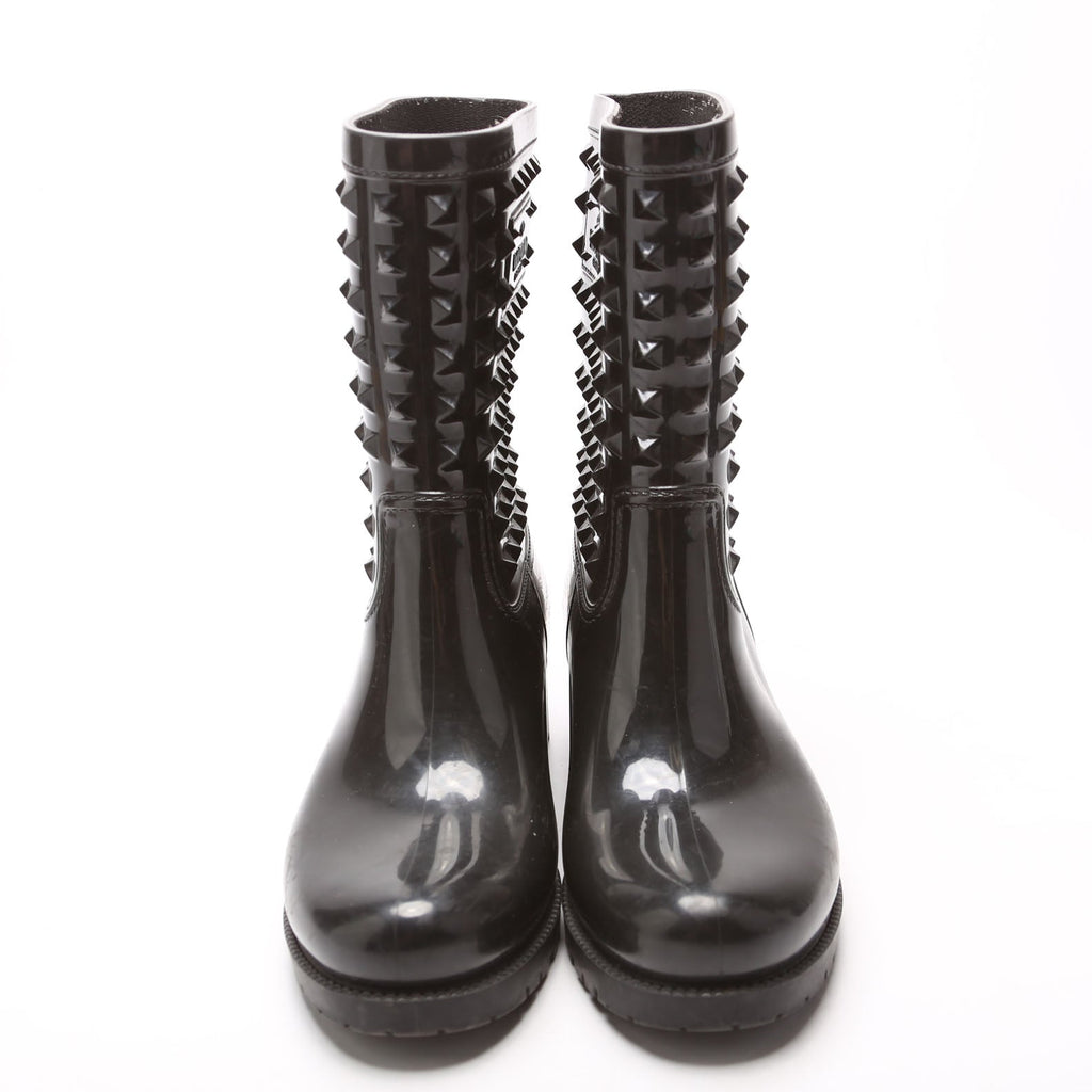 Rockstud Rubber Rain Boots Size 38
