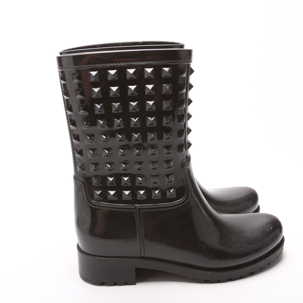 Rockstud Rubber Rain Boots Size 38