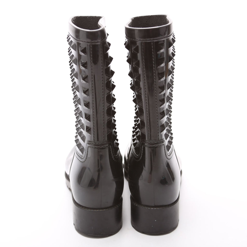 Rockstud Rubber Rain Boots Size 38