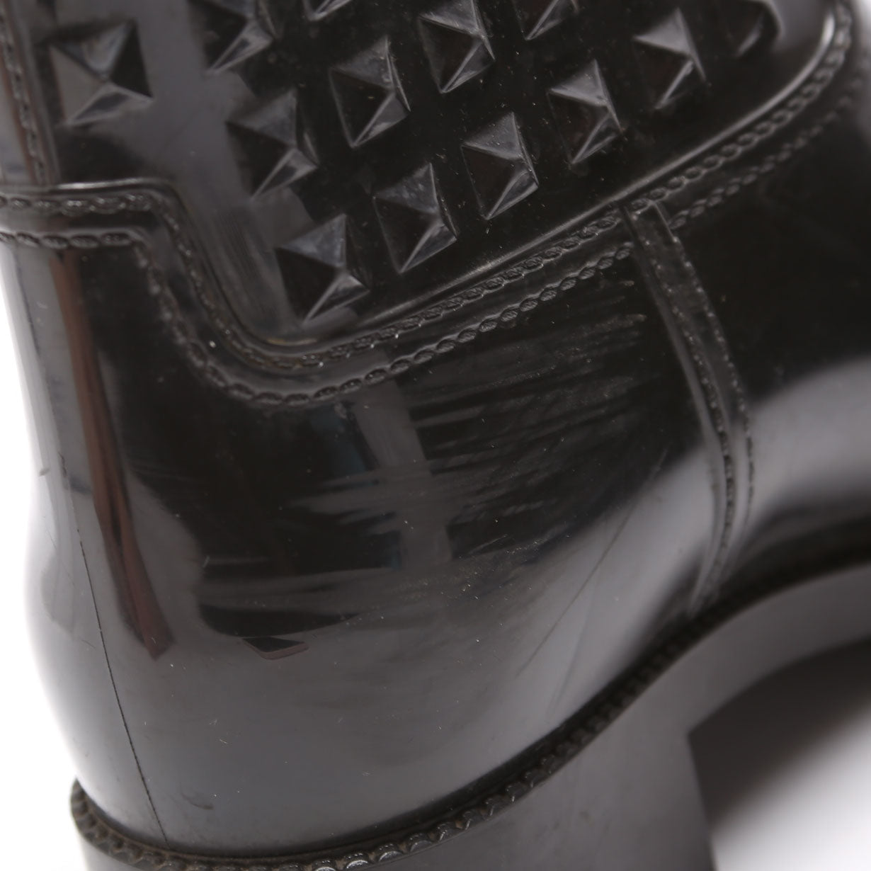 Rockstud Rubber Rain Boots Size 38