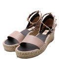 Rockstud Espadrille Wedges Size 38
