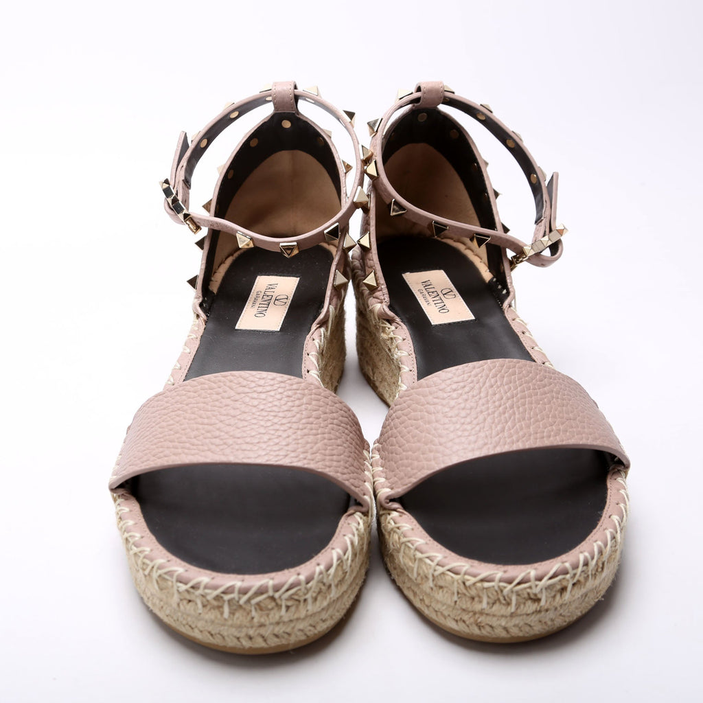 Rockstud Espadrille Wedges Size 38