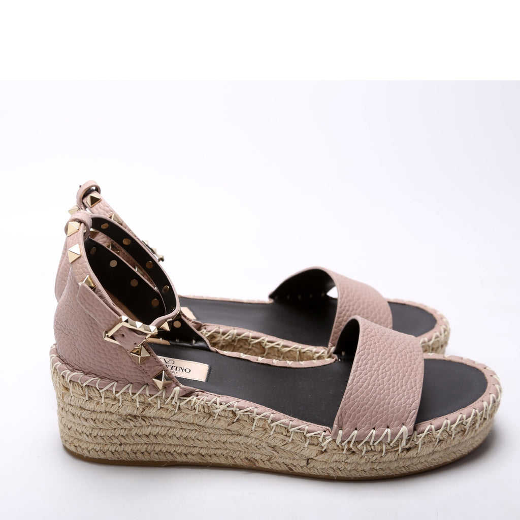 Rockstud Espadrille Wedges Size 38