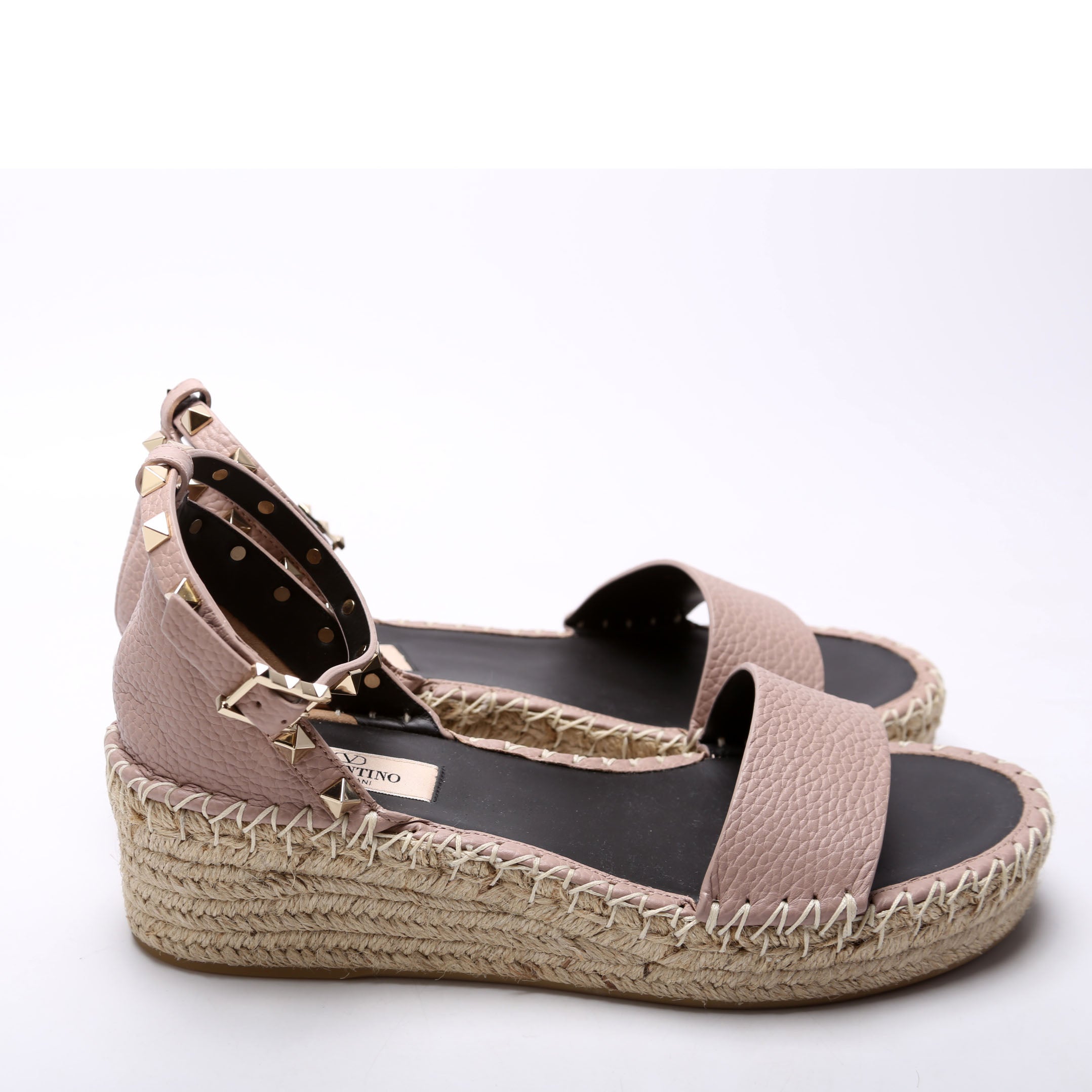 Rockstud Espadrille Wedges Size 38