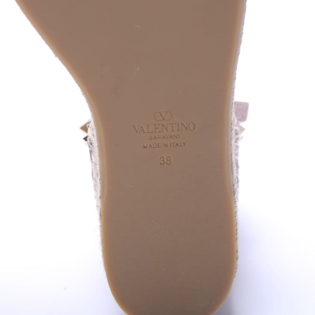 Rockstud Espadrille Wedges Size 38