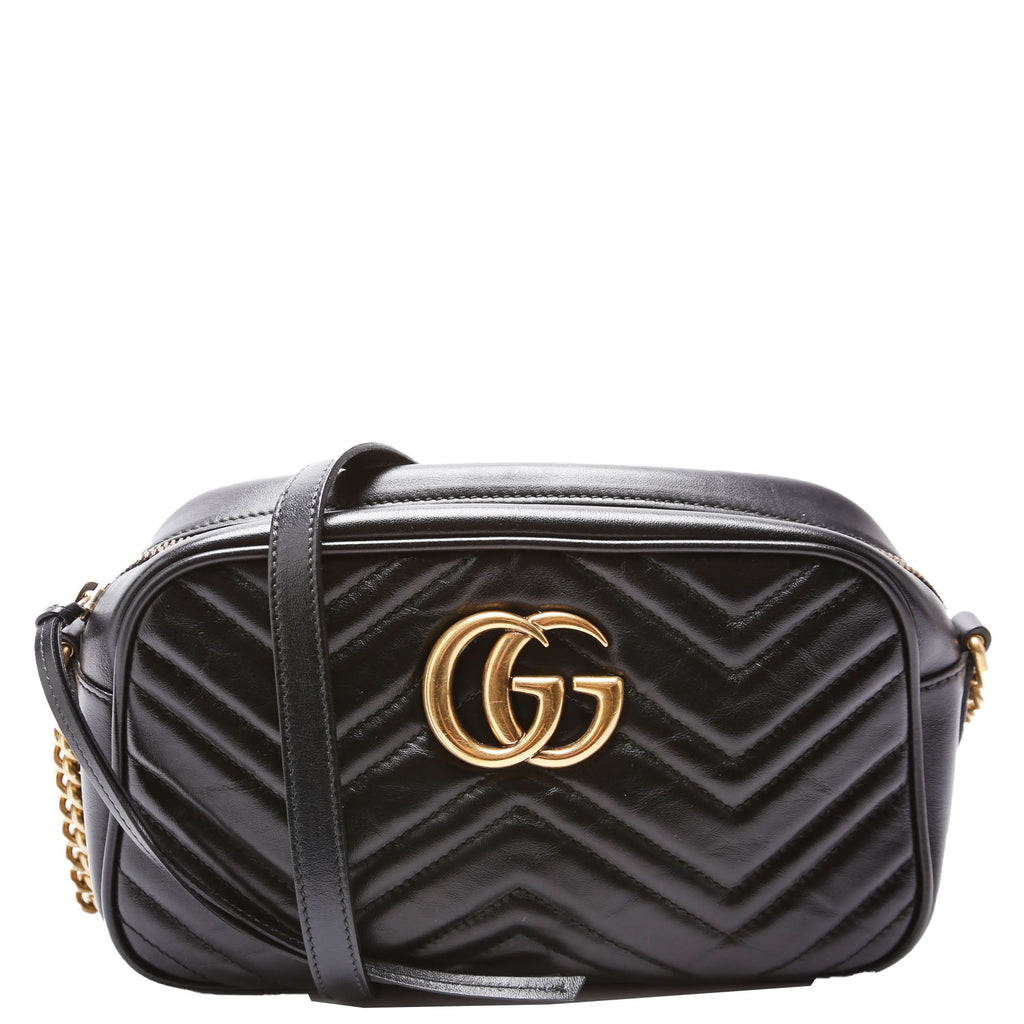 Marmont Small Leather Camera Black