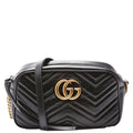 Marmont Small Leather Camera Black