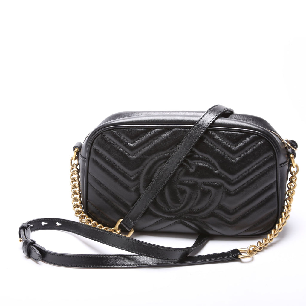 Marmont Small Leather Camera Black