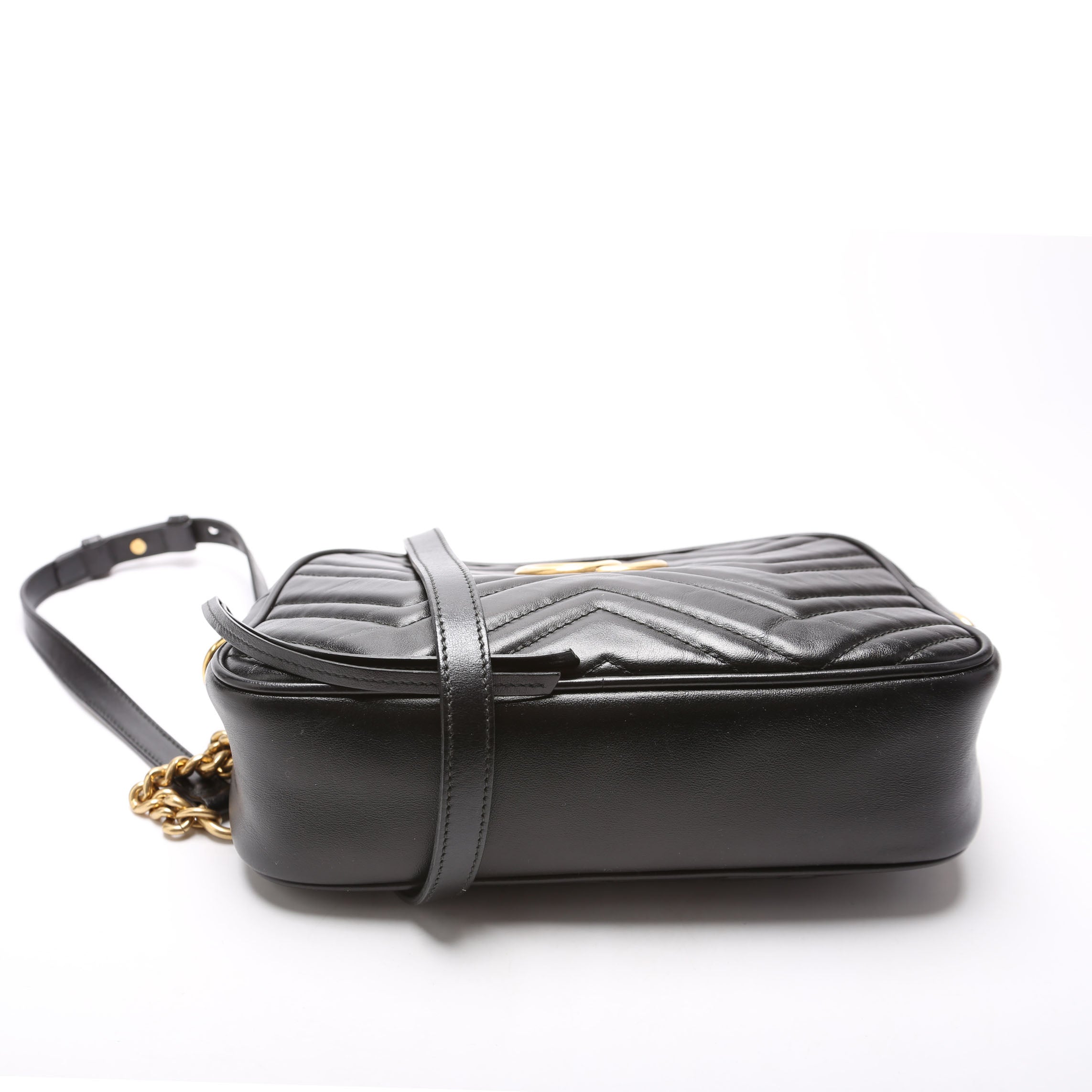 Marmont Small Leather Camera Black