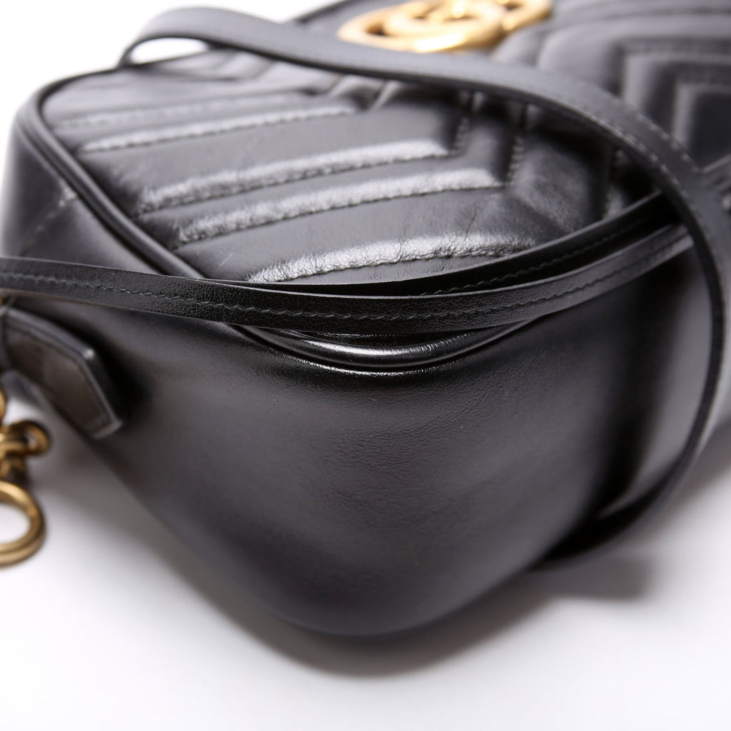 Marmont Small Leather Camera Black