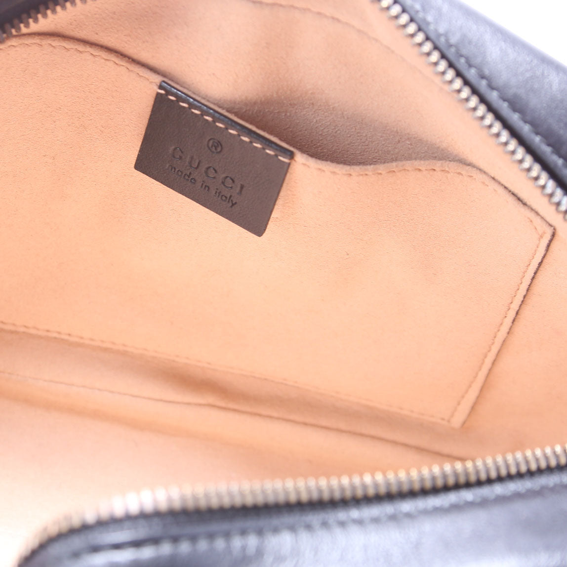Marmont Small Leather Camera Black