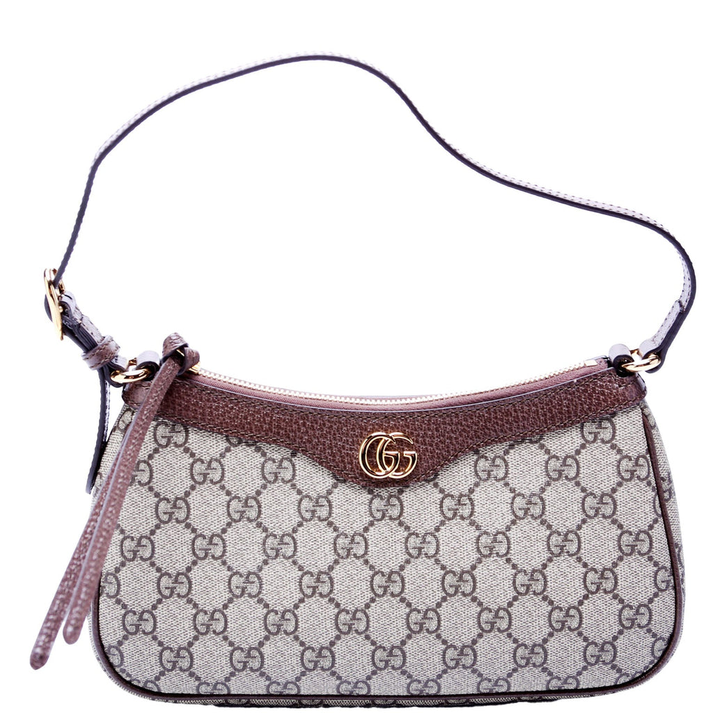 Ophidia GG Small Bag Brown