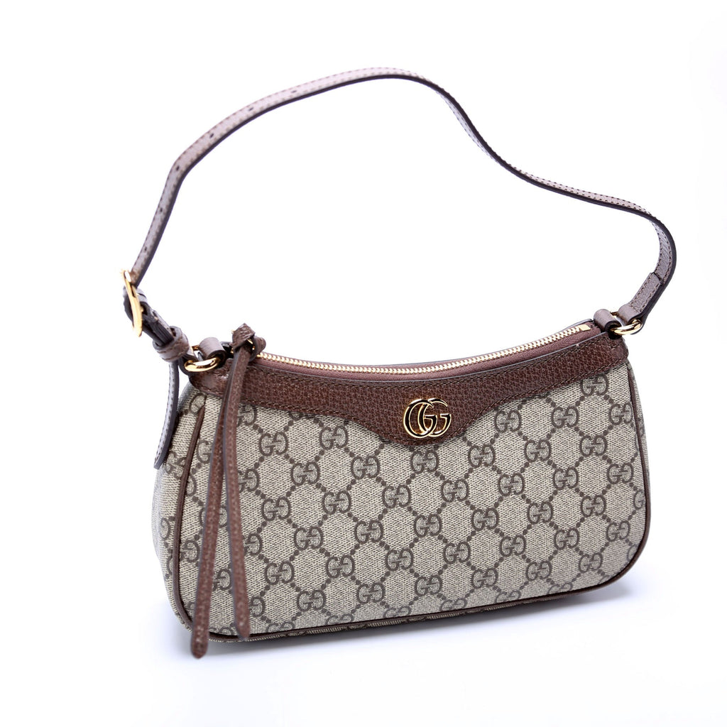 Ophidia GG Small Bag Brown
