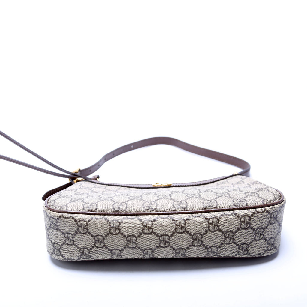 Ophidia GG Small Bag Brown
