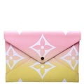 Kirigami Pouch Large By The Pool Pink/Yellow