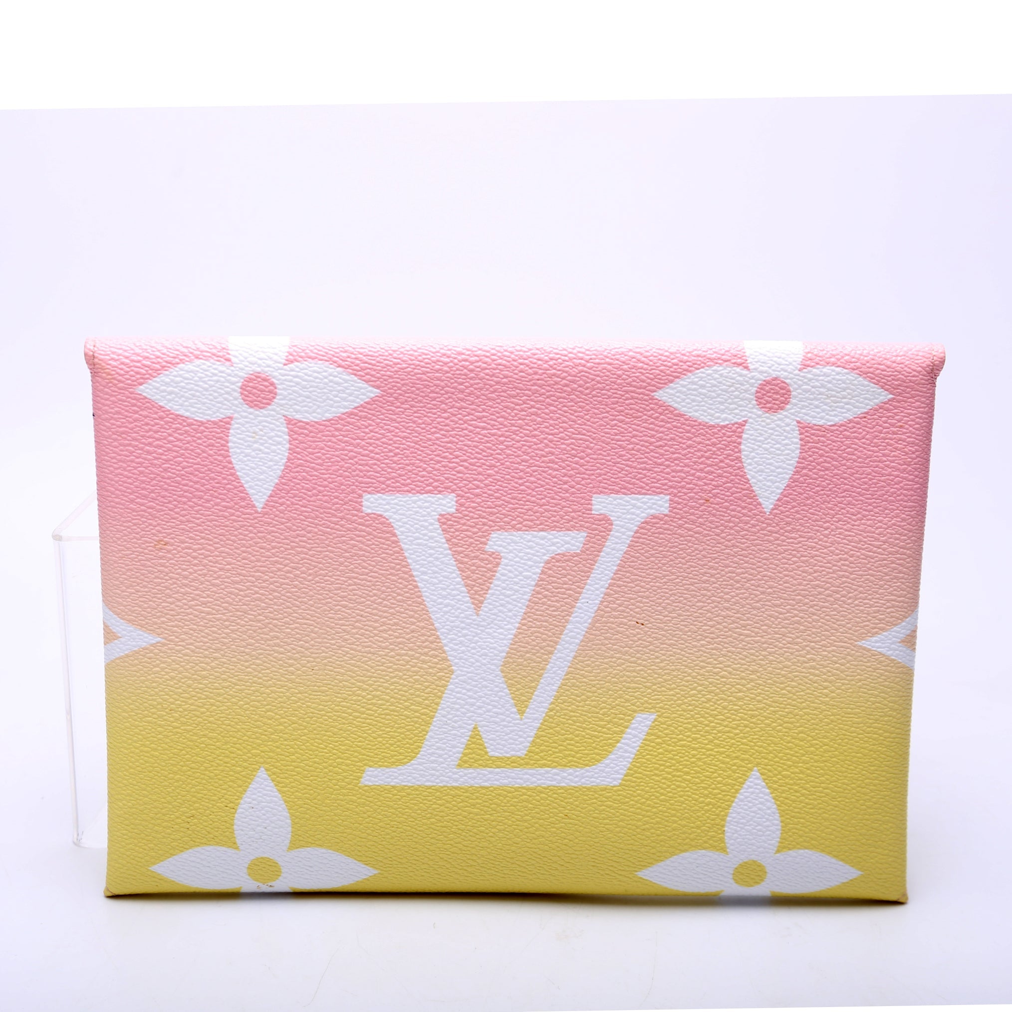 Kirigami Pouch Large By The Pool Pink/Yellow
