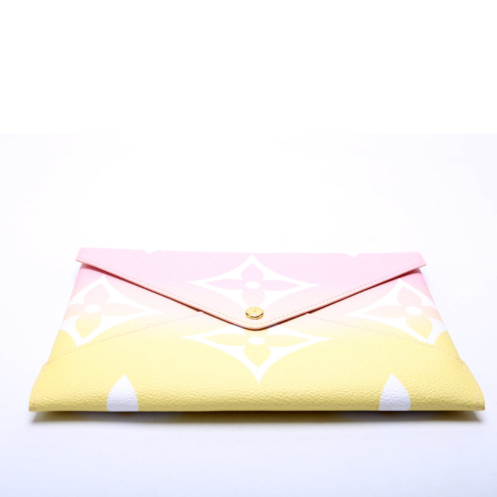 Kirigami Pouch Large By The Pool Pink/Yellow
