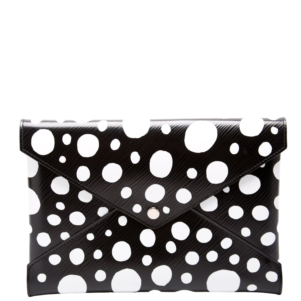 Kirigami Pouch Large Yayoi Kusama Black/White
