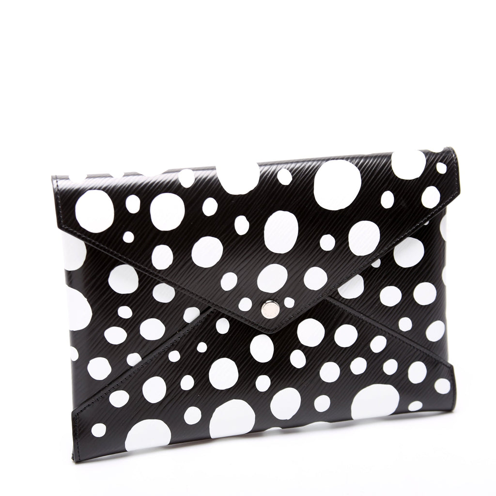 Kirigami Pouch Large Yayoi Kusama Black/White