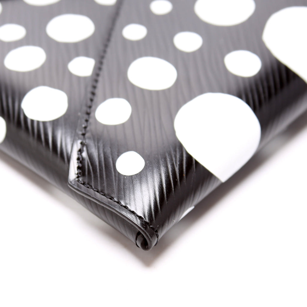 Kirigami Pouch Large Yayoi Kusama Black/White
