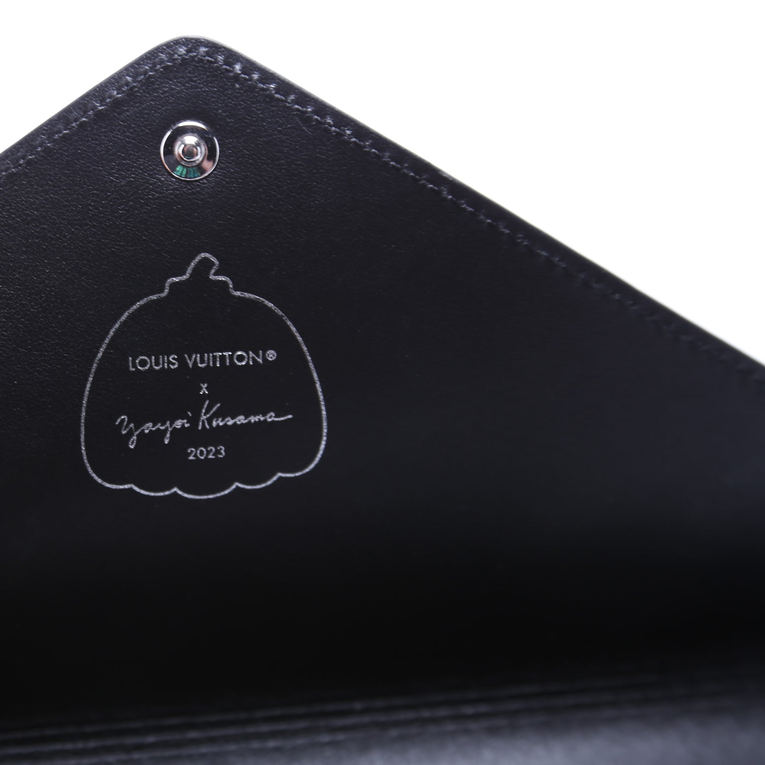 Kirigami Pouch Large Yayoi Kusama Black/White