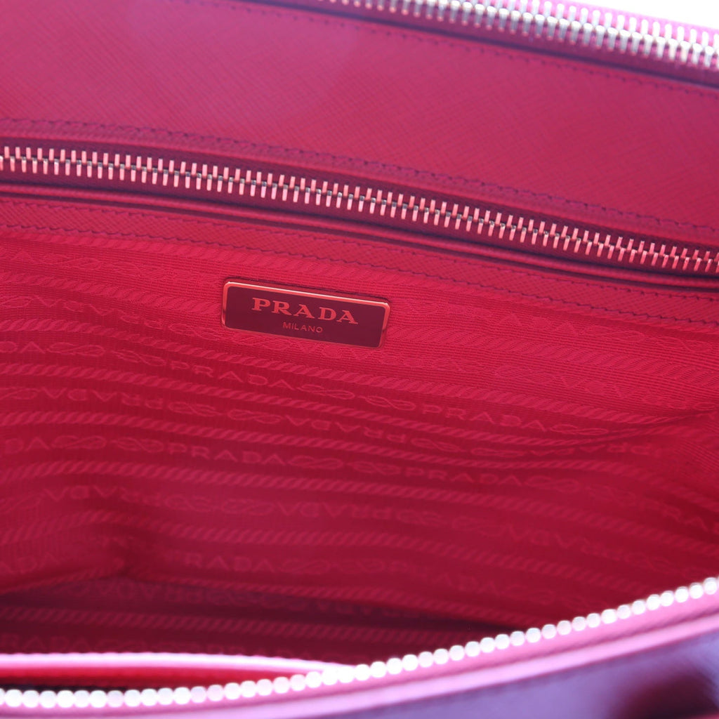 Saffiano Galleria Medium Red