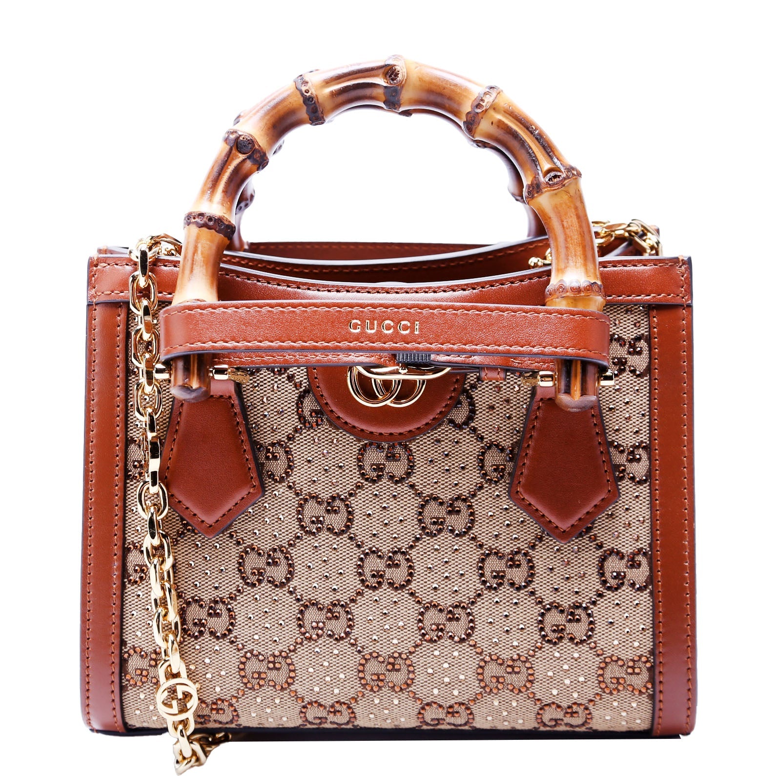 GG Crystal Mini Diana Tote