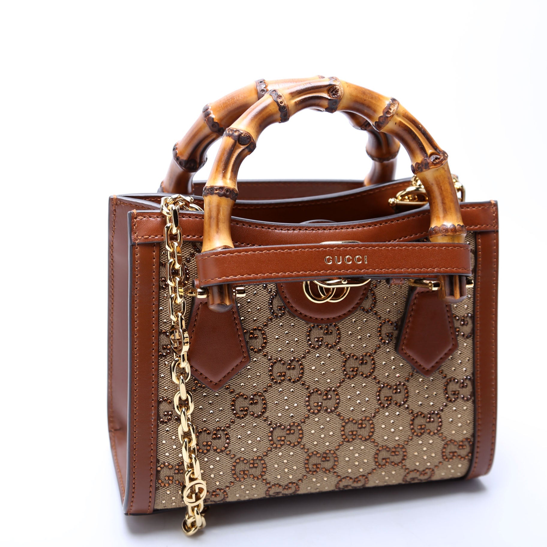 GG Crystal Mini Diana Tote