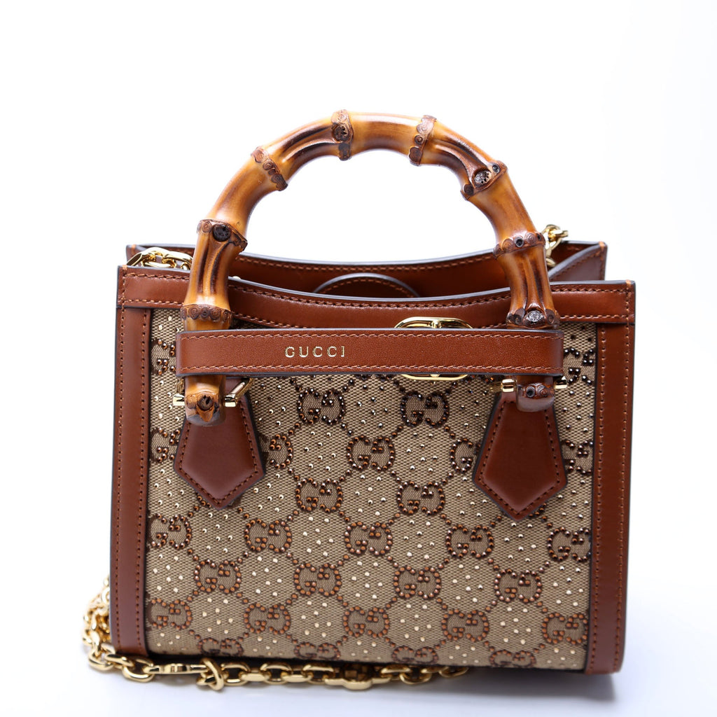 GG Crystal Mini Diana Tote
