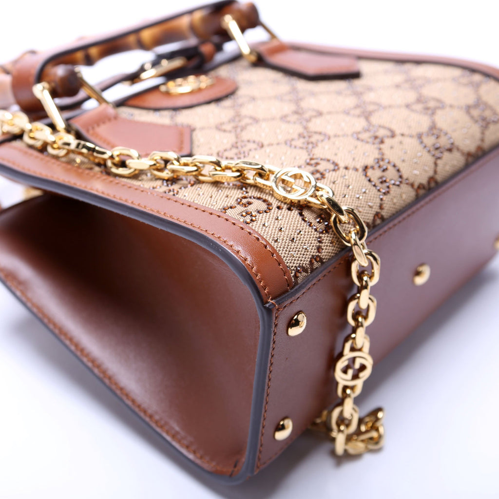 GG Crystal Mini Diana Tote