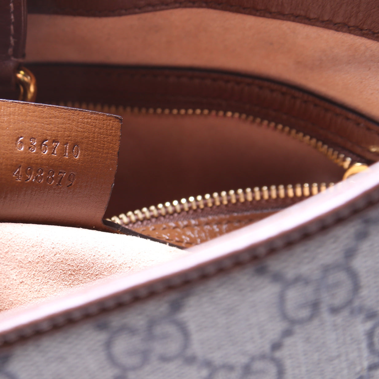 636710 Jackie 1961 GG Supreme Medium Hobo Bag Brown