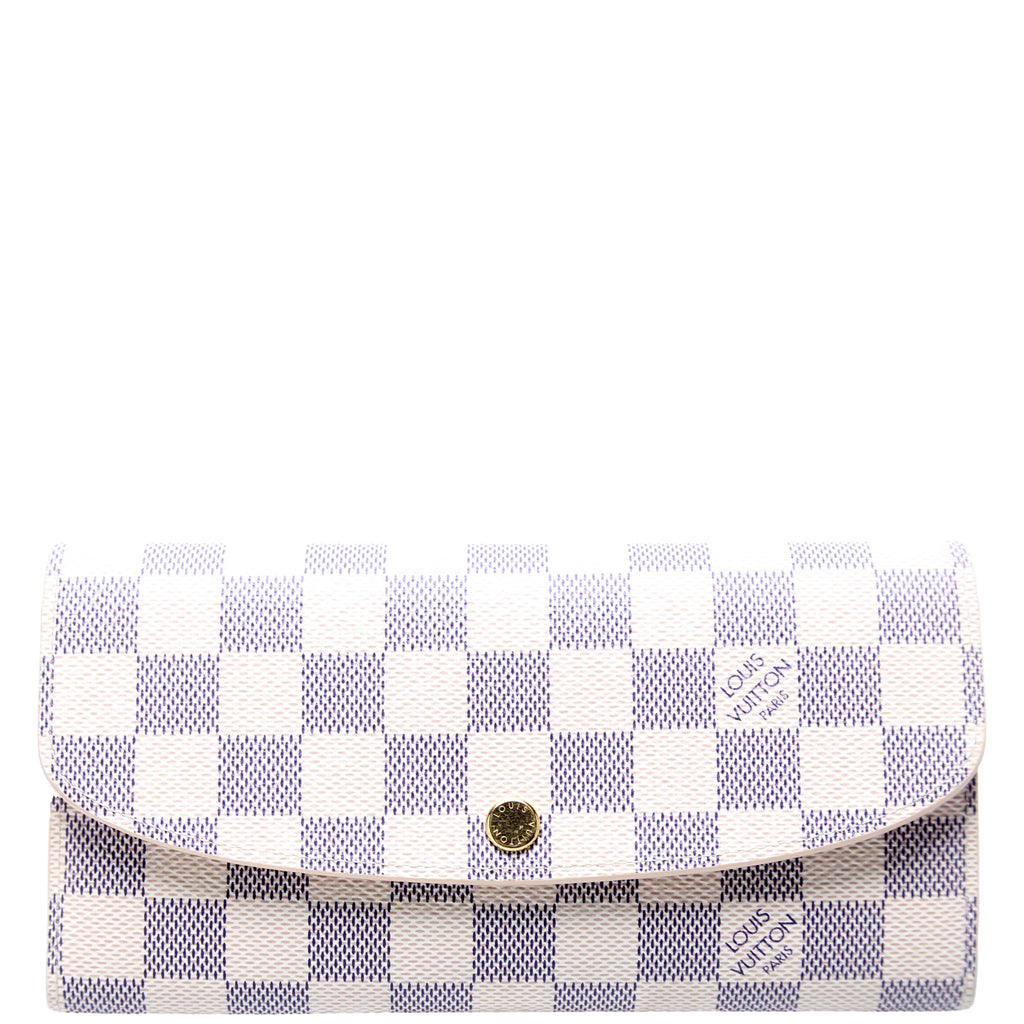 Emilie Wallet Damier Azur Newer