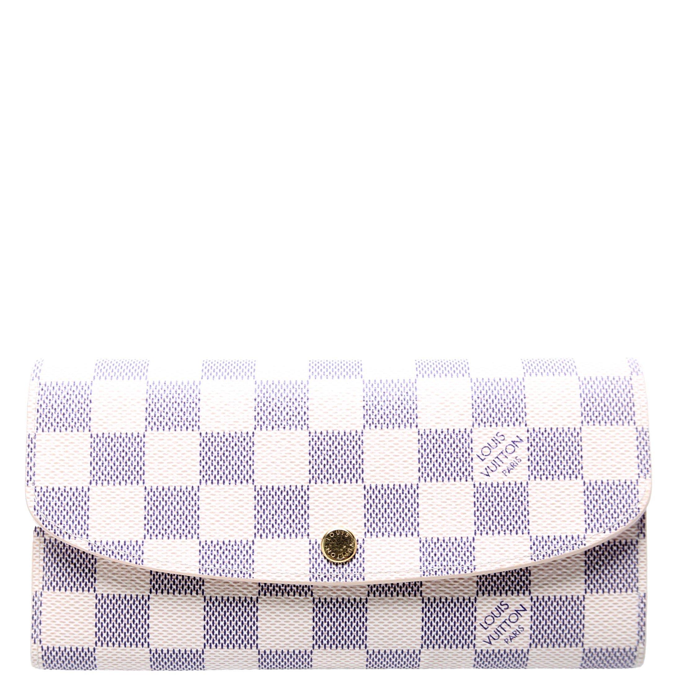 Emilie Wallet Damier Azur Newer