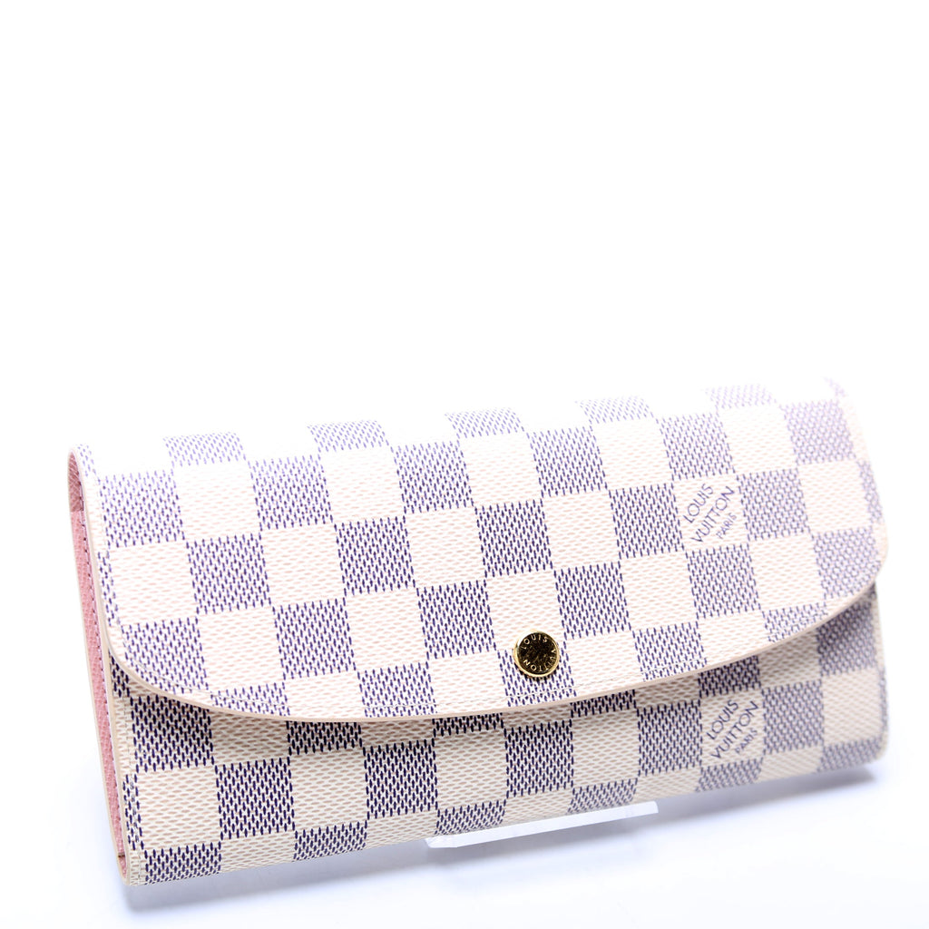 Emilie Wallet Damier Azur Newer